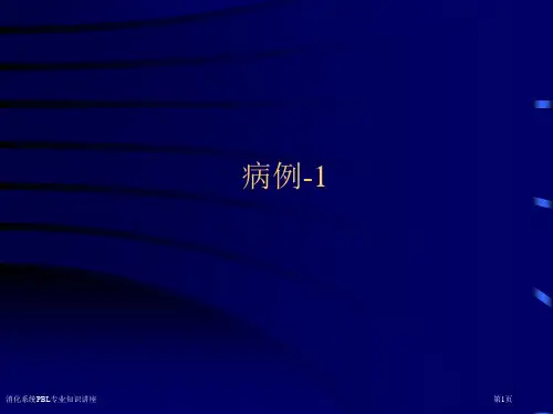消化系统PBL专业知识讲座