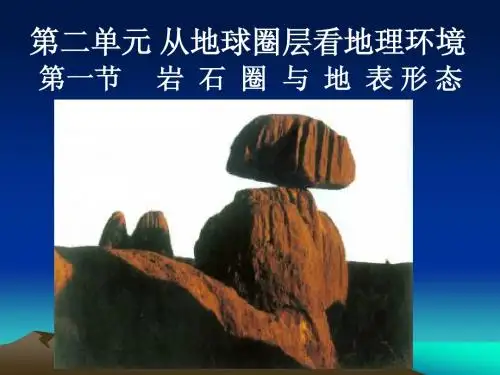鲁教版高中地理必修一地理课件 从地球圈层看地理环境