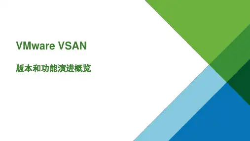 VMWare VSAN版本和功能演进概览