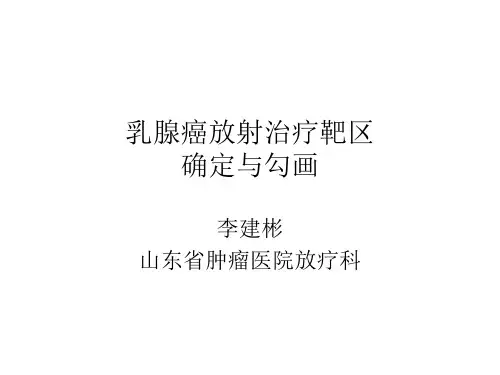 乳癌放射治疗靶区勾画1