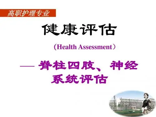 脊柱四肢、神经系统评估-PPT精品文档80页