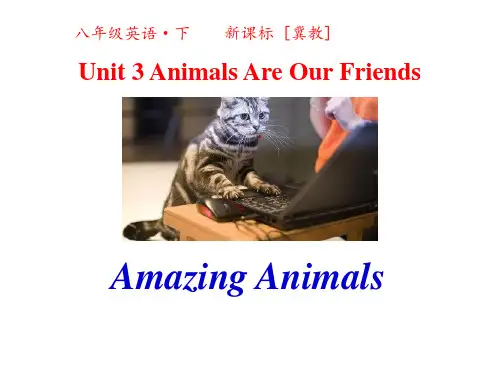 Unit3AnimalsAre Our FriendsAmazingAnimals八年级英语·下 新