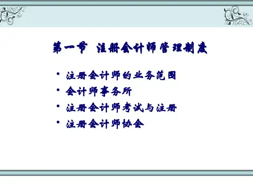 2章审计准则依据58页PPT