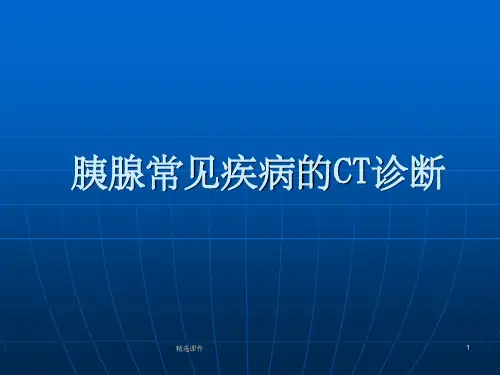 胰腺常见疾病CT诊断50231