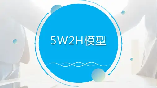 5W2H工作分析法及应用