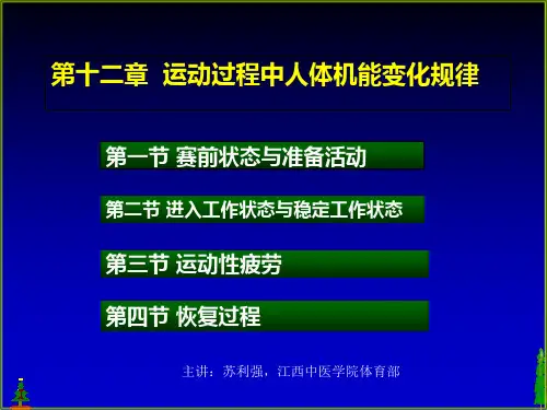 12.1-赛前状态与准备活动 PPT课件