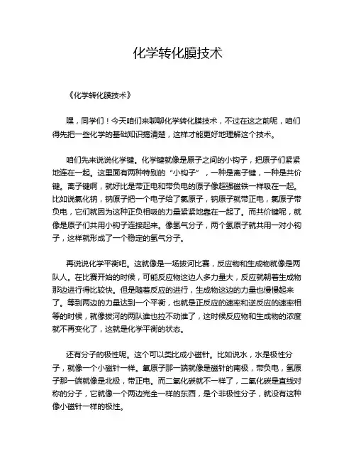 化学转化膜技术