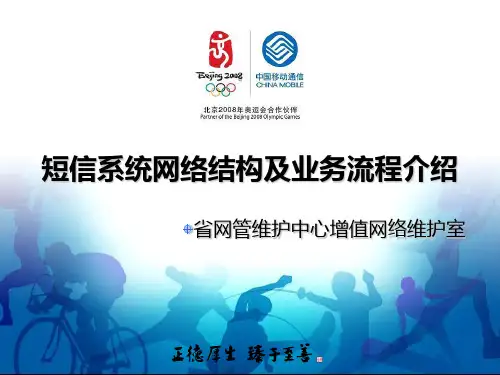 短信系统网络结构及业务流程介绍.