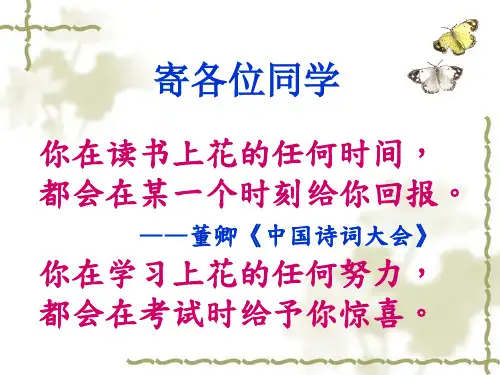 中考专题之《非连续性文本阅读攻略》课件55张
