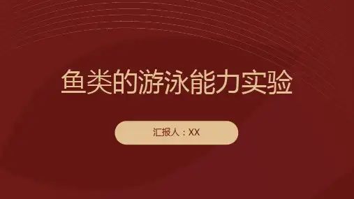 鱼类的游泳能力实验