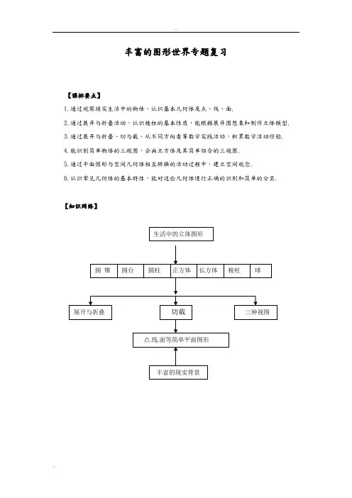 丰富的图形世界专题复习(含答案)