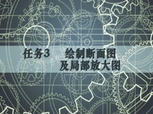 机械制图与CAD绘制断面图及局部放大图1