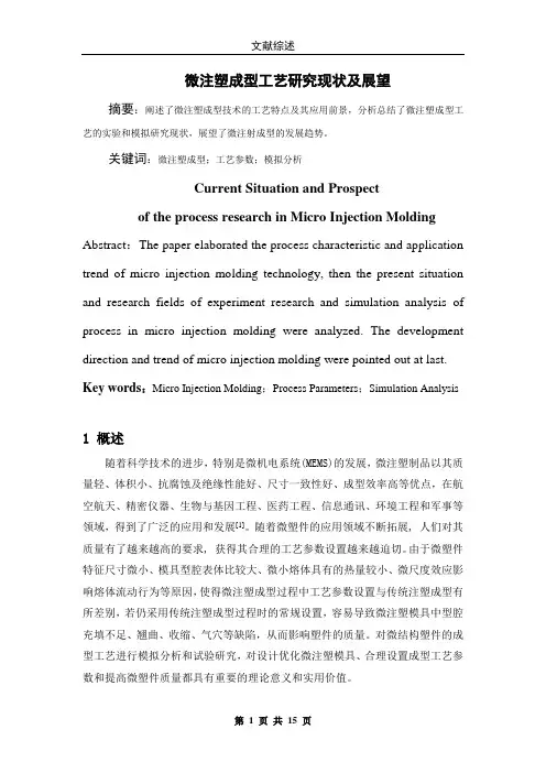 微注射文献综述