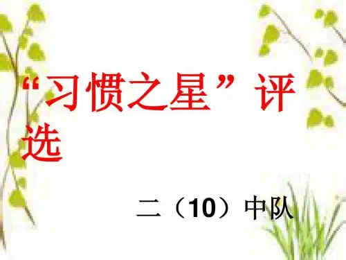 习惯之星