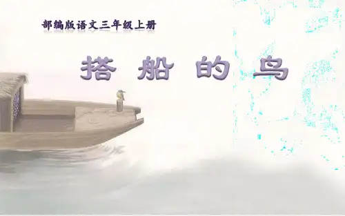《搭船的鸟》ppt(1)优秀课件