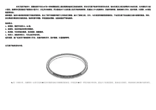 交叉滚子轴承简介