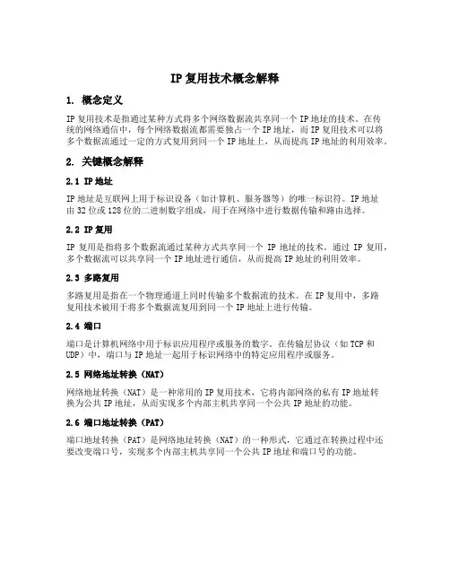 ip复用技术的概念