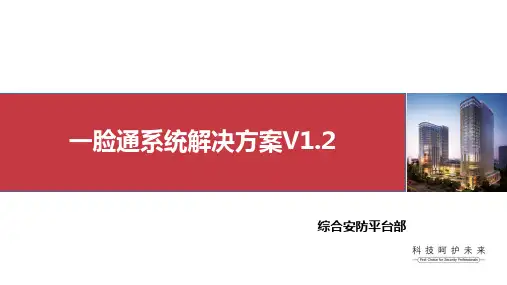 一脸通解决方案PPT