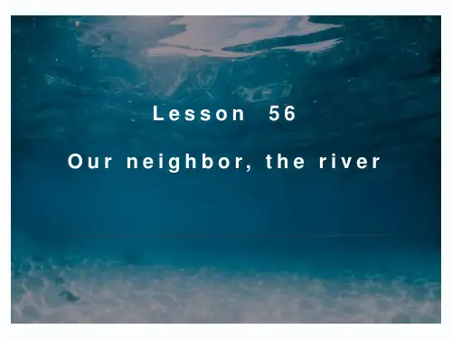 新概念英语第三册PPT课件：NCE3_lesson56(共34页)