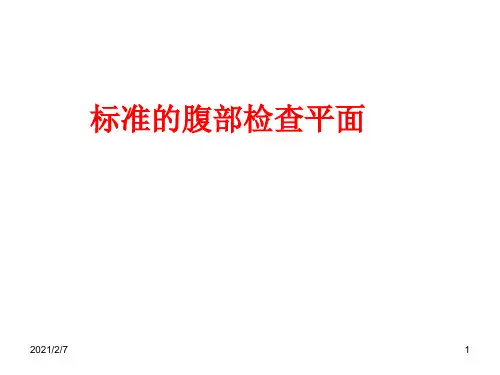 超声腹部检查手法图解