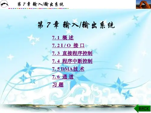 计算机组成原理第7章