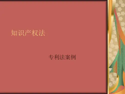 专利法案例