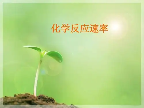 化学反应速率