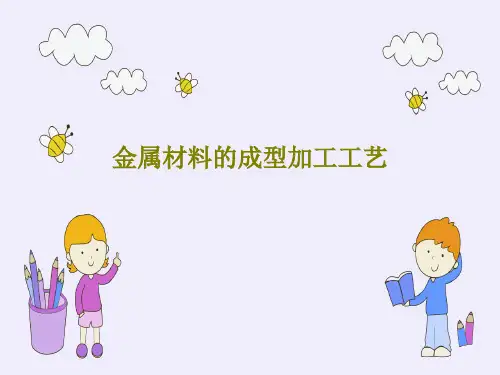金属材料的成型加工工艺24页PPT