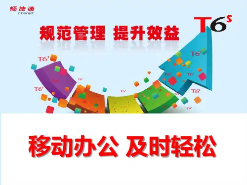 用友T6s完美版打单PPT(销售售前专用)