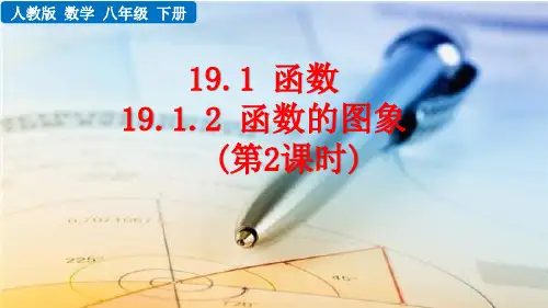 人教版八年级数学(下)课件：19_1_2 函数的图象(第2课时)