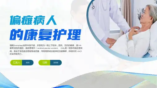 偏瘫患者康复护理PPT