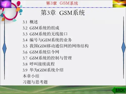 《GSM系统》PPT课件_OK