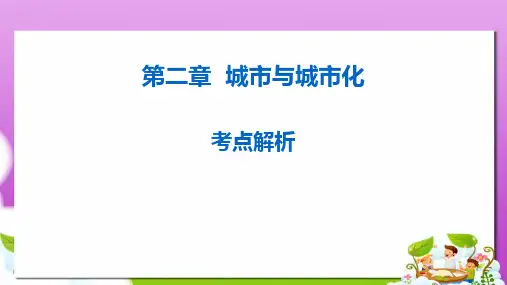 人教版高中地理必修2第二章《城市与城市化》ppt考点解析课件