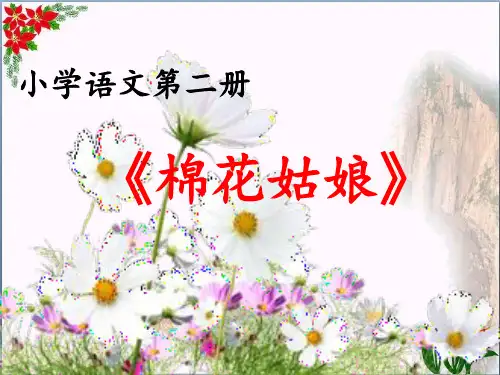 人教部编版棉花姑娘PPT 优秀课件