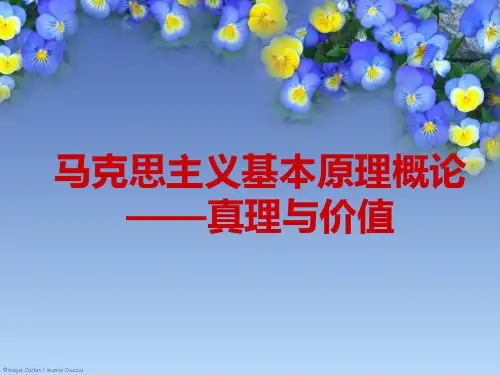 马克思主义基本原理概论——真理与价值