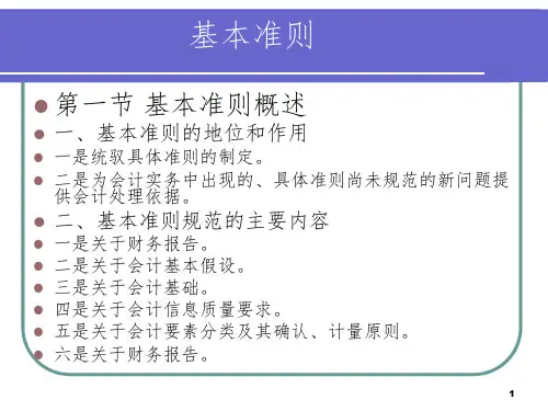 《会计准则-专业》PPT课件