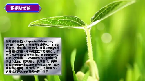 PMP常考计算题_预期货币值