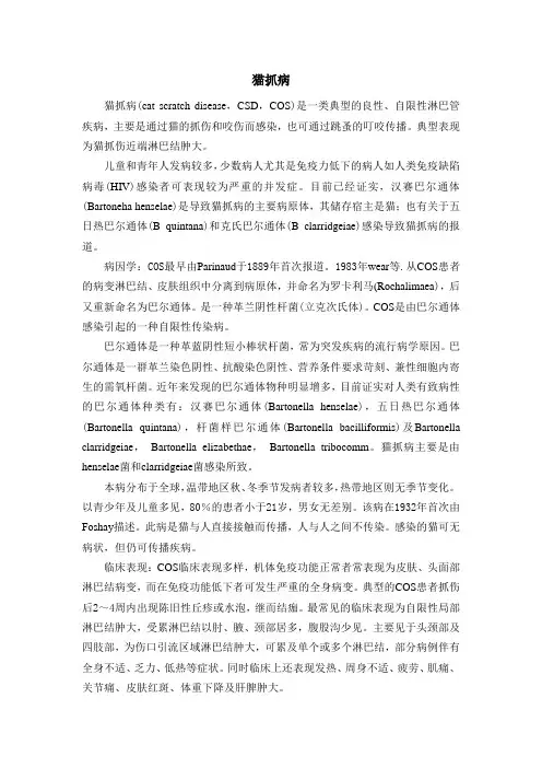 猫抓病