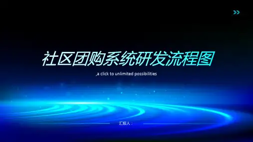 社区团购系统研发流程图