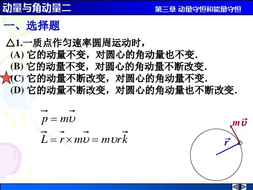 06动量与角动量二解答