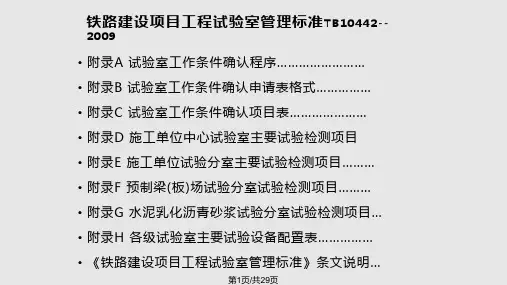 铁路建设项目工程PPT课件