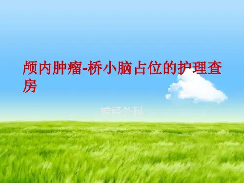 颅内肿瘤桥小脑占位的护理查房