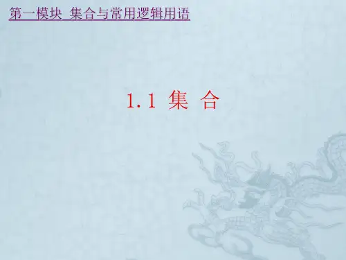高三数学第一轮复习1(集合)课件
