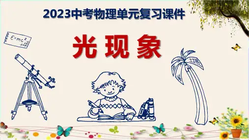 (精品课件)2023中考物理单元复习课件《光现象》
