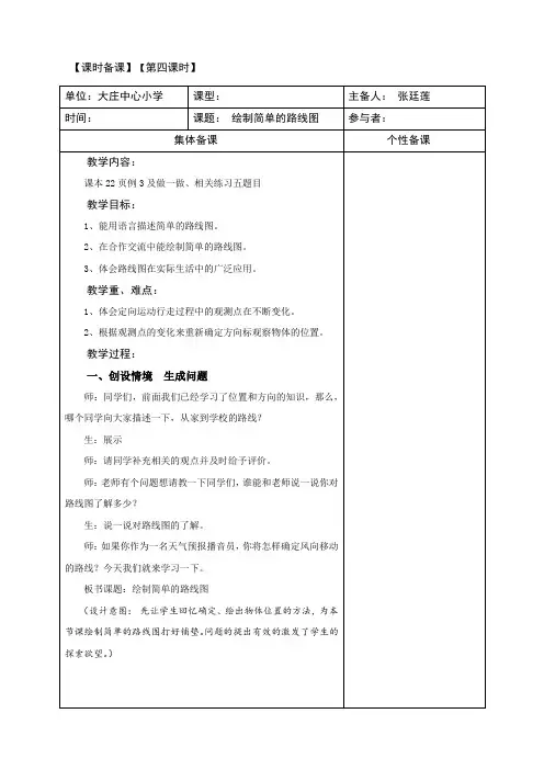 绘制简单的路线图-