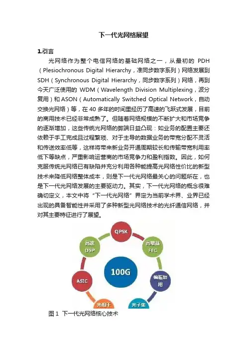 下一代光网络展望