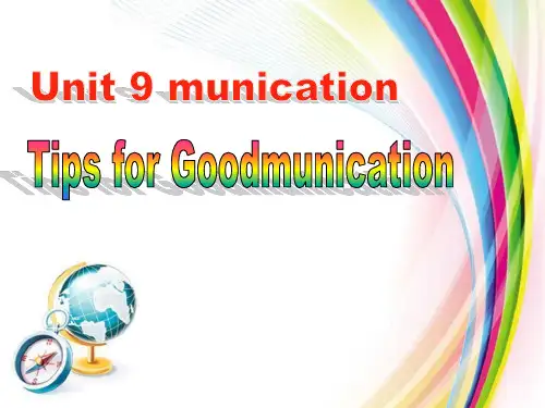 《Tips for Good Communication》Communication PPT教学课件