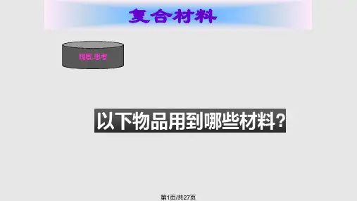 第3节复合材料课件PPT课件