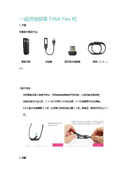Fitbit Flex说明书