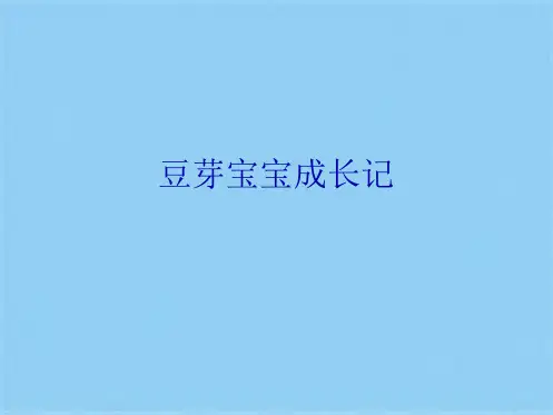 豆芽宝宝成长记(共9张PPT)
